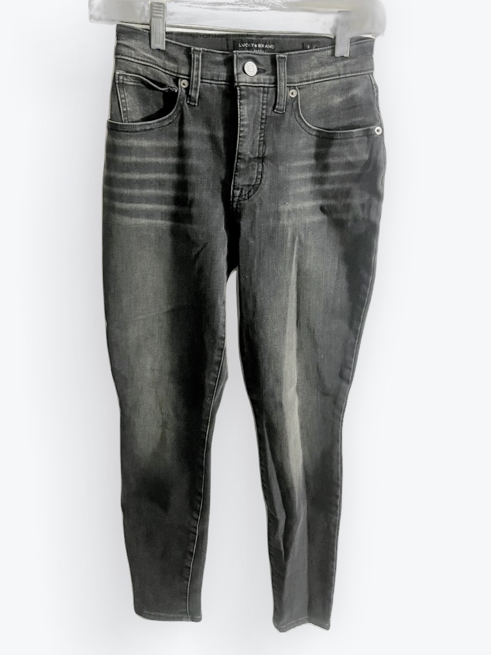 Ladies Size 2/26 Lucky Brand Black High Rise Skinny Bridgette Jeans